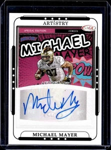 2023 SAGE Artistry - Michael Mayer #ART-MM AUTO (RC) - Picture 1 of 2