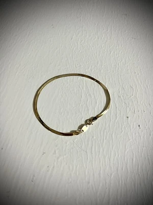 Pulsera espiga oro macizo 14k ITALIA Foto 1 de 4
