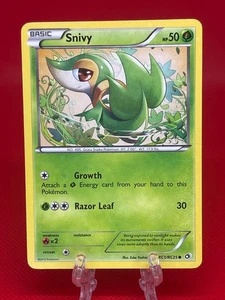 Pokémon TCG Snivy RC1/RC25 Black White Legendary Treasures Radiant Collection LP - Imagen 1 de 5