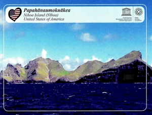 Postcard Hawaii Papahanaumokuakea Nihoa Island WHS Site Unesco MINT - Picture 1 of 2