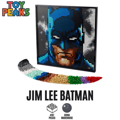 New Jim Lee Batman ART Collection Complete Building Block Toy Set - 4167 Pieces