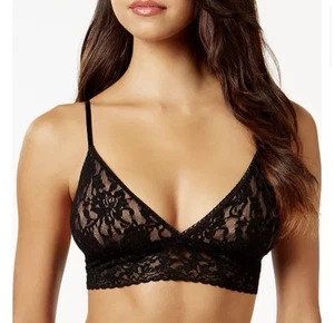 Sujetador Hanky Panky Signature Encaje Acolchado Talla L Elástico NEGRO Encaje Nuevo con Etiquetas - Imagen 1 de 5