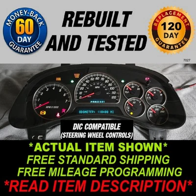 2002-2005 GMC Envoy Gauge Cluster - Image 1 of 4