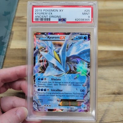 2015 Pokemon TCG Kyurem EX Ancient Origins PSA 9  - Image 1 of 2