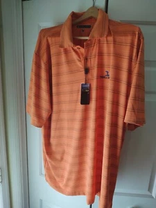 Pebble Beach Premier Performance Men’s Orange Sz XXL SS Golf Polo - Picture 1 of 4