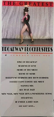 (New) BROADWAY BLOCKBUSTERS-"The Greatest" 4-CD Box Set, 2006 Import, 48 Songs  - Image 1 of 3