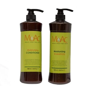 MOAc MOISTURIZING AND REPAIR SHAMPOO & Conditioner Duo 1000ml Each - Picture 1 of 2