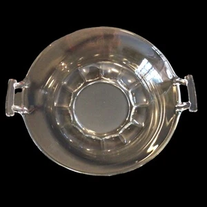 Fostoria Raleigh Serving Clear Glass Bowl with Handles 10.5” - Picture 1 of 9