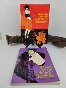 The Early & The Later Work of Aubrey Beardsley Volume 1 & 2 Softcover Set 1967 - Picture 1 of 20