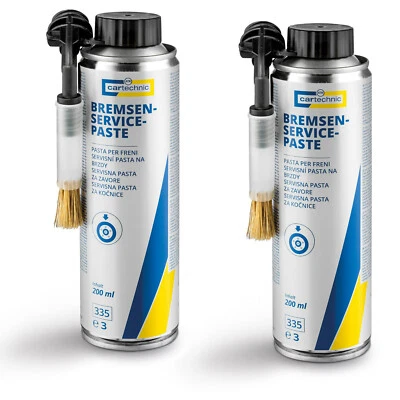 2 x 200ml [53,00€/1L] Cartechnic Bremsen-Servicepaste Schmierfett Bremsenpaste