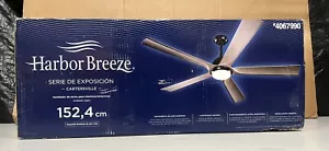 Harbor Breeze Cartersville 60" LED Indoor 5 Blade Ceiling Fan, MISSING RECIEVER - Picture 1 of 6