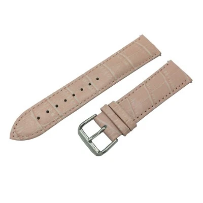 Correa de reloj de cuero genuino de grano de cocodrilo de ajuste rápido de 18 mm 20 mm 22 mm Foto 1 de 4