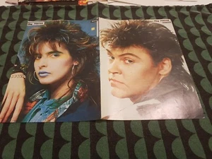 Paul Young Nena Laura Branigan Anthony Delon 1980er Magazin Centerfold Poster  - Bild 1 von 2