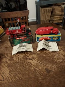 ERTL Texaco Kenworth Stake Truck  1925  #9385 & 1939 Dodge Airflow 9500 - Picture 1 of 6