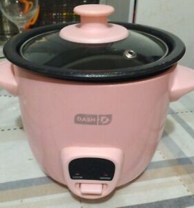 DASH Mini Rice Cooker  w/ Removable Nonstick Pot, Keep Warm Function (used)