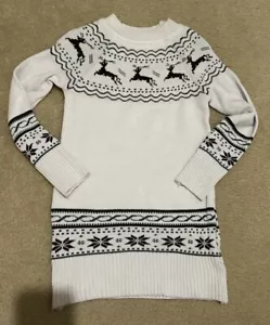 VTG Nordic Reindeer white pullover sweater No Tags See Pictures For Measurements - Picture 1 of 24