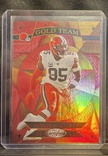 2023 Panini Certified Myles Garrett Gold Team Pink #97/99 SP Browns