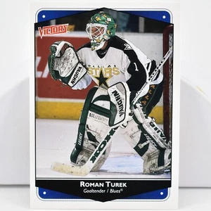 Tarjeta coleccionable de hockey sobre hielo Roman Turek St. Louis Blues Upper Deck 1999 de colección #268 - Imagen 1 de 2