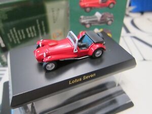 Kyosho - British Car Collection - Lotus Seven - RED - 1/64 Mini Car - Z3