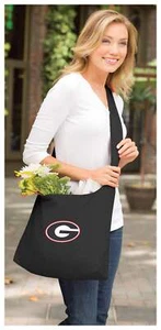 University of Georgia Cross Body Bag UGA Bulldogs Shoulder Tote Bag - Sling Styl - Picture 1 of 11