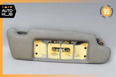 90-02 Mercedes R129 SL500 500SL lado derecho pasajero parasol gris OEM Foto 1 de 4