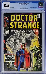 Doctor Strange #169 CGC 8.5 Marvel 1968 White Page 1st Solo Title Origin Retold  - Picture 1 of 2