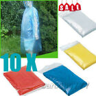 10 Pack Regenjacke transparent Regenponcho einweg Regencape Poncho Regenmantel