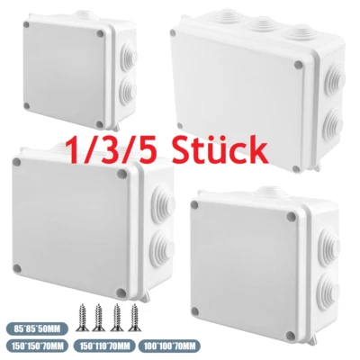 Abzweigkasten Verteilerkasten Abzweigdose Verteilerdose  IP65 Aufputz Feuchtraum - Bild 1 von 4