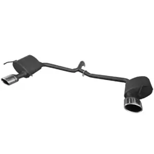 Ulter Duplex Sportauspuff für Mercedes C-Klasse W204 C180 C200 C250 je 120x80mm - Bild 1 von 6