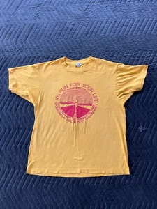 1980 10K Run For Your Life USC School of Pharmacy T-Shirt Sz L - Picture 1 of 6