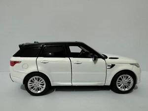 White Range Rover Sport Name plate Car granddad boy dad birthday gift boxed - Picture 1 of 12