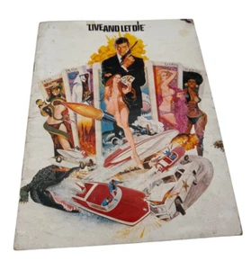 James Bond 007 Live and let die official souvenir brochure - Picture 1 of 8