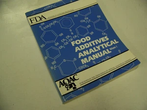 Food Additives Analytical Manual Vol. 1 by US FDA AOAC ISBN 0935584226 - Picture 1 of 4