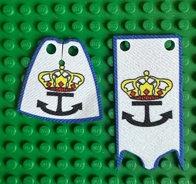 Umhang, Cape, Banner, Flagge Cloth kompatibel mit 6280 Armada Piraten