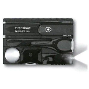 Victorinox 07333T3B1 SwissCard Lite confezione blister nero traslucido - Foto 1 di 1