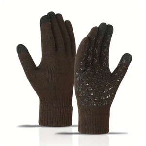 Winter Gloves for Men Women, Touch Screen Gloves with Thermal Soft Knit Lining - Picture 1 of 7