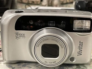 Vivitar PZ 8000 35mm Film Camera 38mm to 120mm Point & Shoot 2.L1 - Foto 1 di 3
