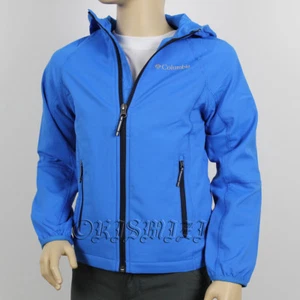 New Boys Columbia "Five Alarm" Omni-Shield Lightweight Hooded Softshell Jacket - Picture 1 of 4