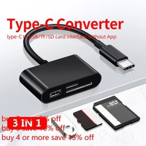 Kartenleser Mikro-USB OTG Adapter USB-Typ-C For Samsung Huawei Xiaomi - Photo 1 sur 16