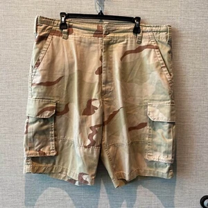 Rothco Camo Cargo Shorts Military Tactical Casual Desert Size Large - Picture 1 of 7