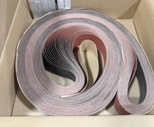 3M Cloth 777F 2" x 132" Sanding Belts 120 Grit Ceramic Alumina 25 Pack - Picture 1 of 1
