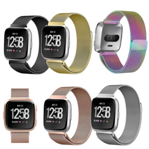 Fitbit Versa Lite Edition/Edizione Speciale Cinturino Magnetico Milanese Inox - Foto 1 di 60
