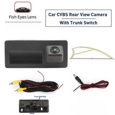 Car Trunk Handle Rear View Backup Parking Camera for VW Jetta 2011-2014 AUDI A6 - Image 1 of 4