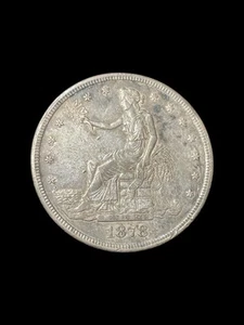 1878-S Trade Dollar - 90% Silver - Picture 1 of 2