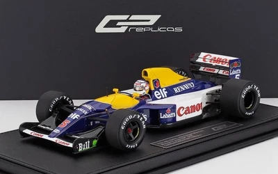 MODELLINO AUTO STATICO GP REPLICAS WILLIAMS F1 FW14B MANSELL FRANCIA 1992 1/18 - Immagine 1 di 4