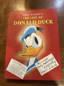 Walt Disney's The Life of Donald Duck Biography Hardcover Book w/ Dust Jacket - Picture 1 of 9