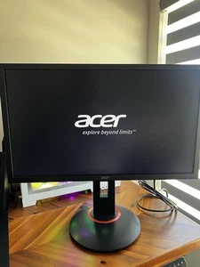 Acer XF240H Gaming Monitor 24" 1920 x 1080 LCD Full HD 144 Hz Widescreen - Picture 1 of 6