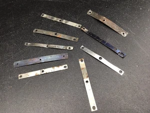 9 Phonograph Governor weight attachment pieces spring bars - Bild 1 von 2