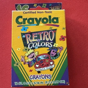 Vintage Crayola Buntstifte 16 Retro Farben 1999 - Bild 1 von 5