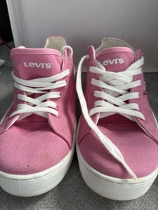Levi Trainers Uk5 Pink Excellent Condition - Picture 1 of 6